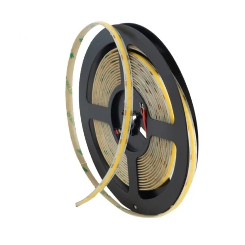 Taśma LED COB 9W/m 480chips/m 990lm/m 6000K biała zimna IP67 rolka 5m