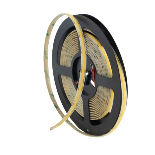 Taśma LED COB 9W/m 480chips/m 1035lm/m 4000K biała neutralna IP67 rolka 5m wodoodporna