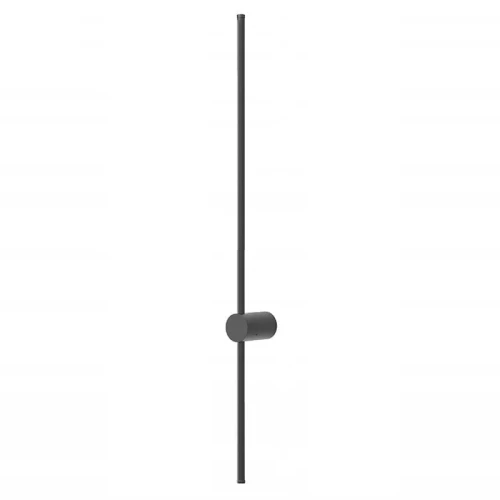 Kinkiet ścienny  17W 120 cm czarny slim biały neutralny IP20