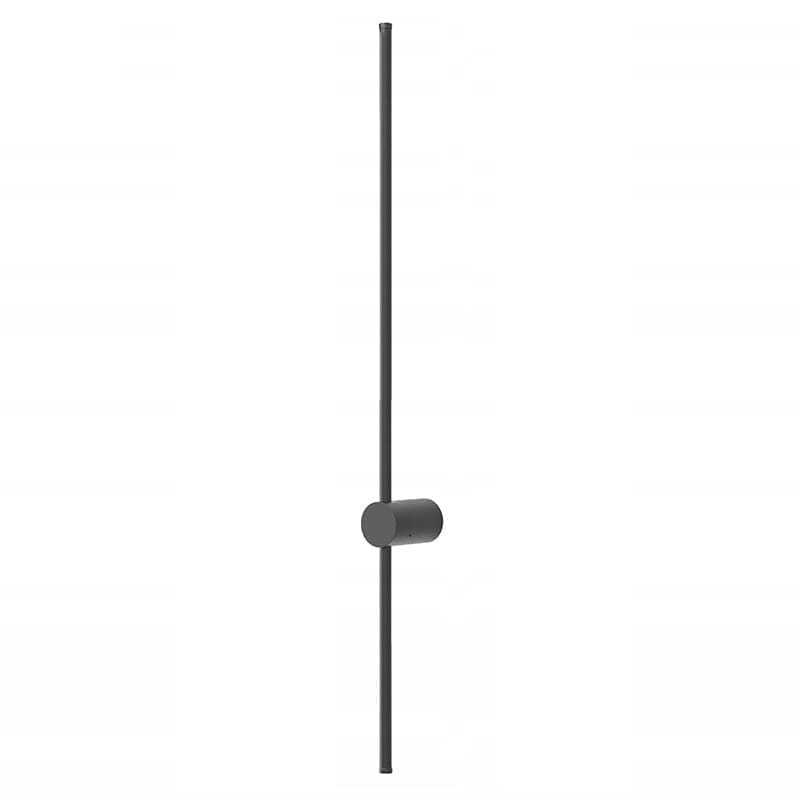 Kinkiet ścienny 17W 120 cm czarny slim biały neutralny IP20
