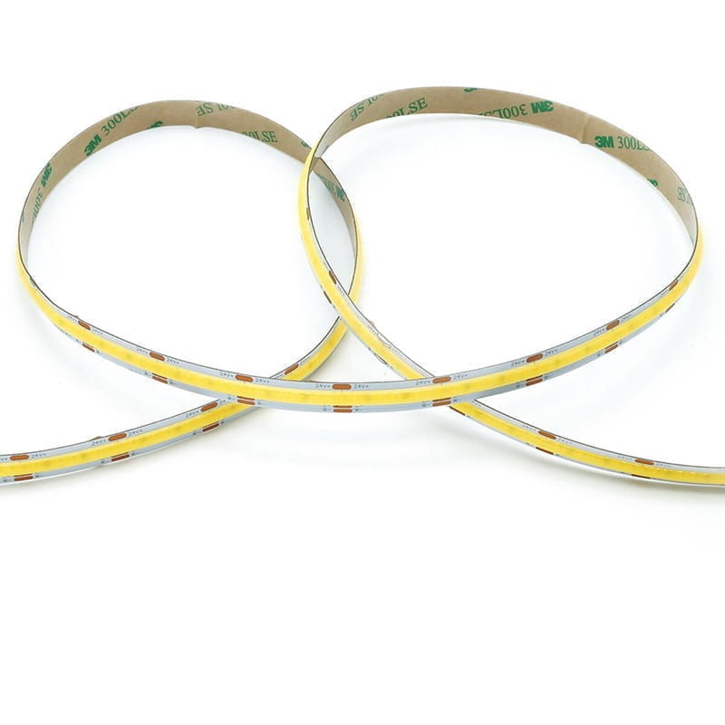 Taśma LED COB 14W/m 608 chips/m 24V CCT ciepła-zimna 5m
