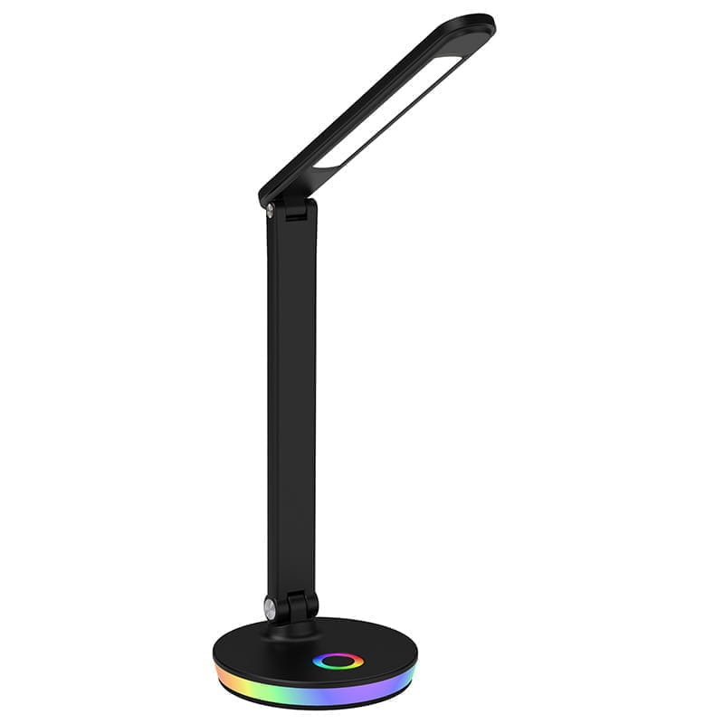 Lampka biurkowa LED NEPTUN 7W 4000K + RGB czarna