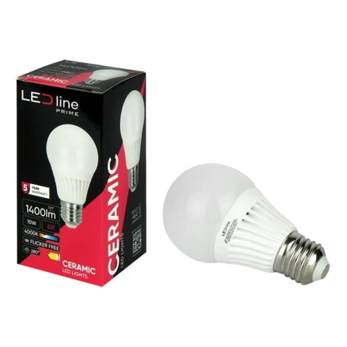 Żarówka LED  E27 10W kula A60 ciepła 2700K 1400lm