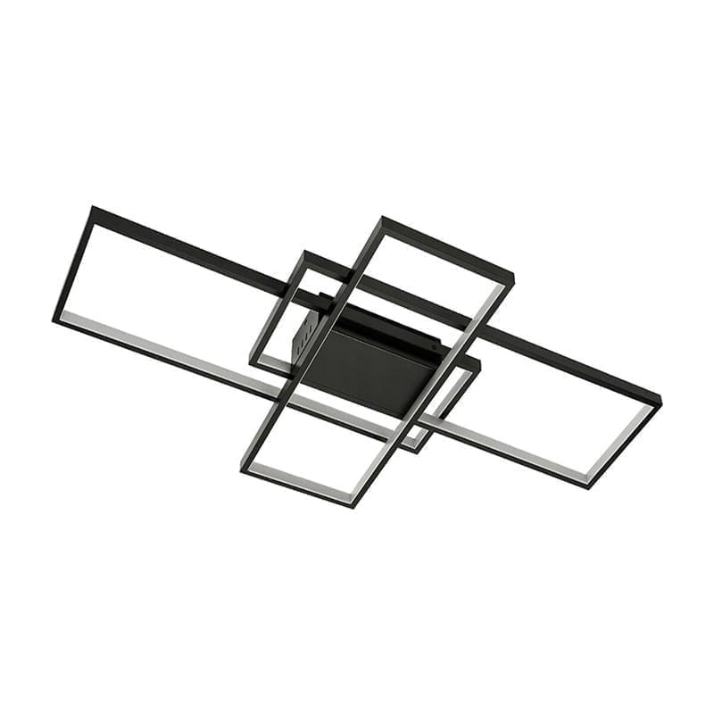 Żyrandol, lampa LED ARTESIA 92W CCT ciepła-zimna czarna + pilot