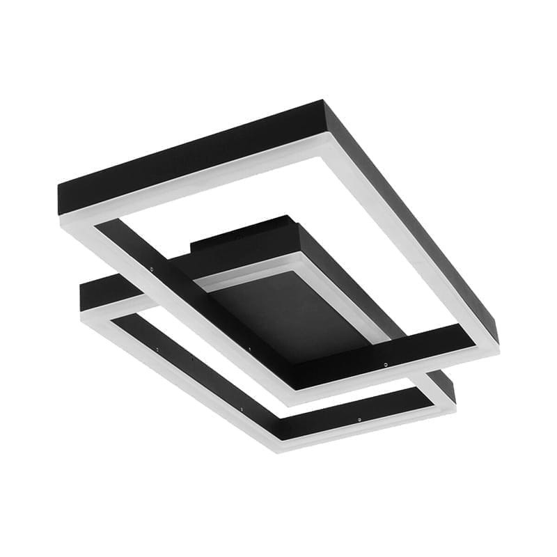 Żyrandol, lampa LED ARTESIA 48W CCT ciepła-zimna czarna + pilot