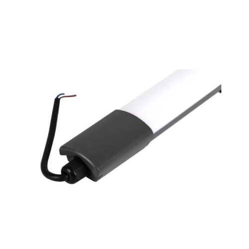 Lampa LED slim 36W 120cm 230V AC - biała zimna liniowa, natynkowa, zawieszana ANTRACYT