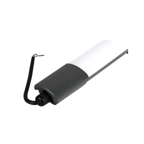 Lampa LED slim 36W 120cm IP65  biała zimna liniowa, natynkowa, zawieszana ANTRACYT