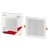 Panel podtynkowy plafon sufitowy kwadratowy 18W 230V biały neutralny