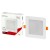 Panel podtynkowy plafon sufitowy kwadratowy 9W 230V biały neutralny