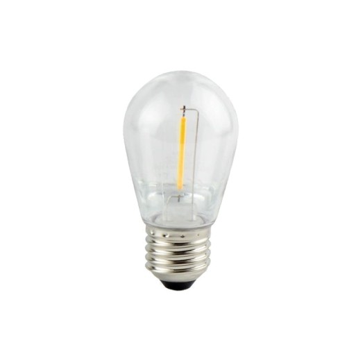 Żarówka LED E27 1W ST45 Filament biała ciepła