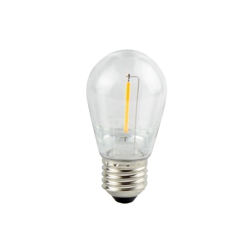 Żarówka LED E27 1W ST45 Filament biała ciepła