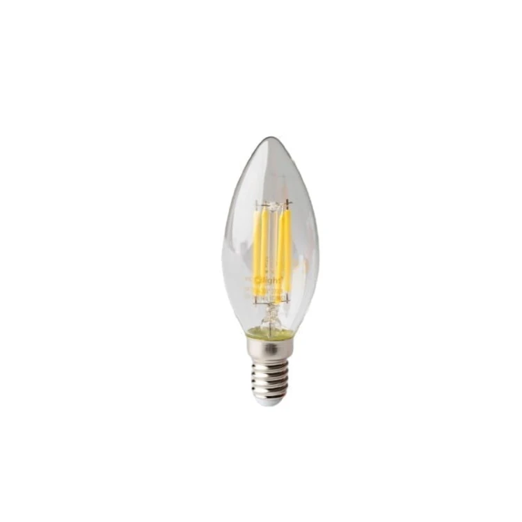 Żarówka LED E14 6W C35 Filament biała ciepła