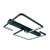 Żyrandol, lampa LED SALEM 48W 230V 4000K czarny