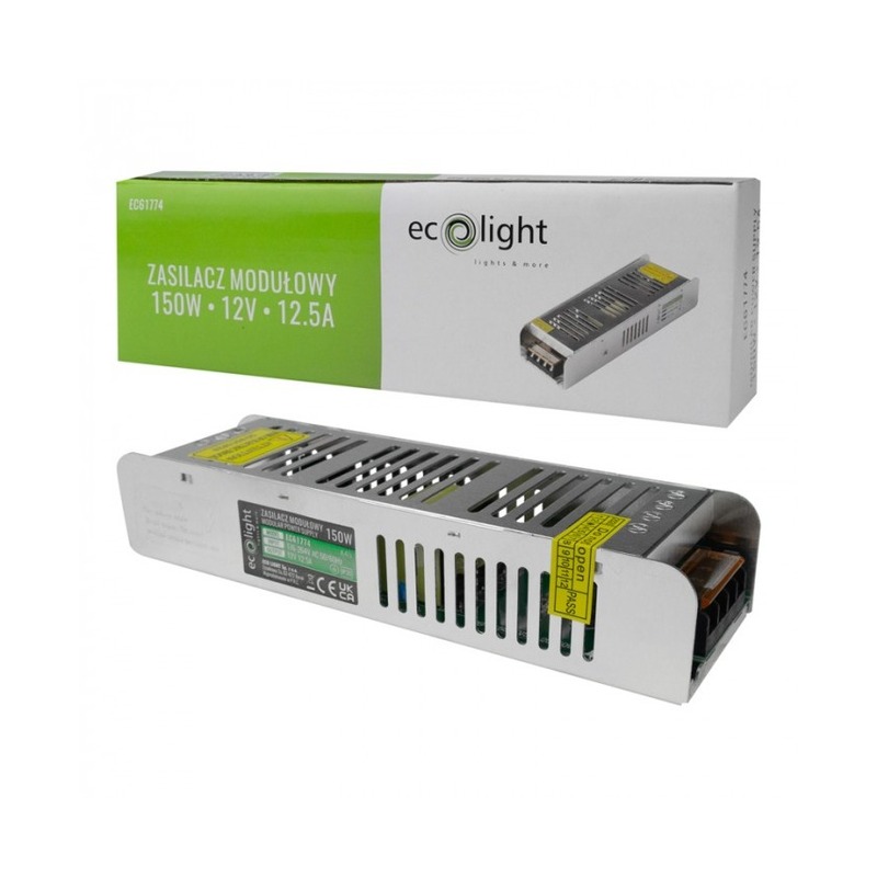 Zasilacz do LED 12V 150W 12,5A slim IP20