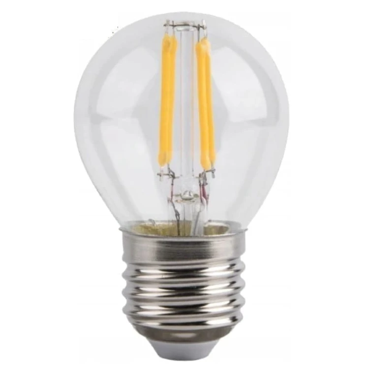 Żarówka LED E27 2W G45 biała ciepła Filament Edison kula
