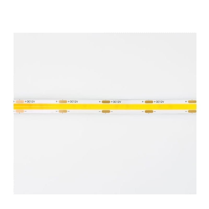 Taśma LED COB liniowa 480LED-m, 12V, 3000K, rolka 5m