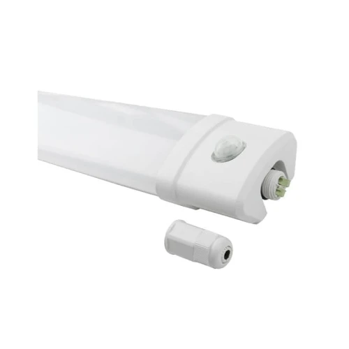 Lampa LED TRI-PROOF IP65 30W 3600lm hermetyczna z czujnikiem ruchu 185-265V AC 4000K biała dzienna LEDOM