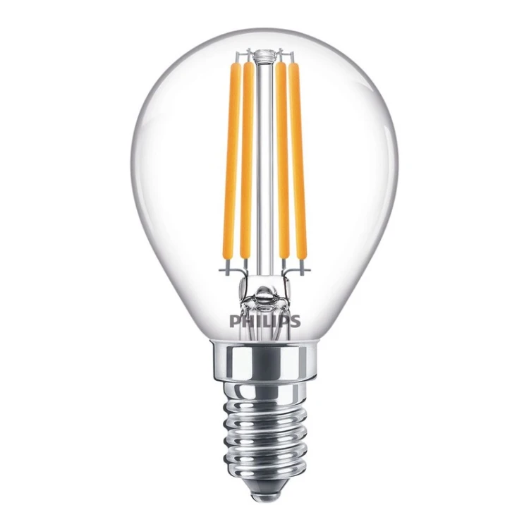Żarówka LED kulka E14 6,5W Filament ciepła biała