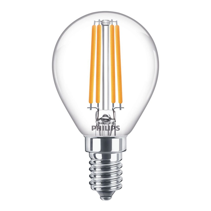 Żarówka LED kulka E14 6,5W Filament ciepła biała