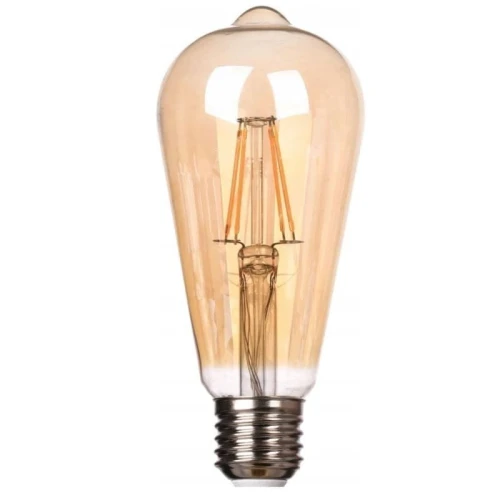 Żarówka LED E27 6W Filament Vita ST64 ciepła 2200K Amber