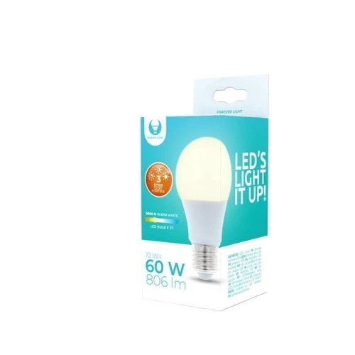 Żarówka LED  E27 10W A60 3-stopniowe ściemnianie - biała ciepła