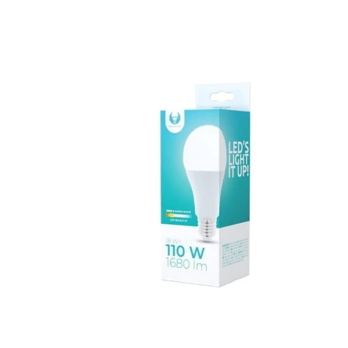 Żarówka LED  E27 18W A65 biała ciepła