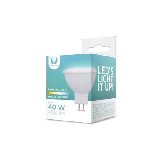 ŻARÓWKA LED MR16 6W 12V biała zimna