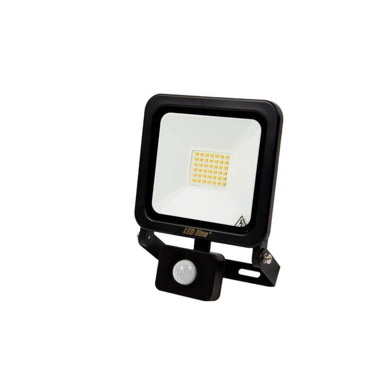 Naświetlacz LED LEDline PHOTON 30W - 6000K czarny z czujnikiem ruchu