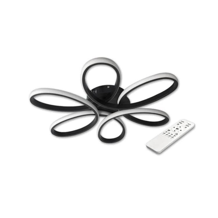 Żyrandol, lampa LED Galaxis Virgo 77W 230V 3000K-6500K czarny + pilot