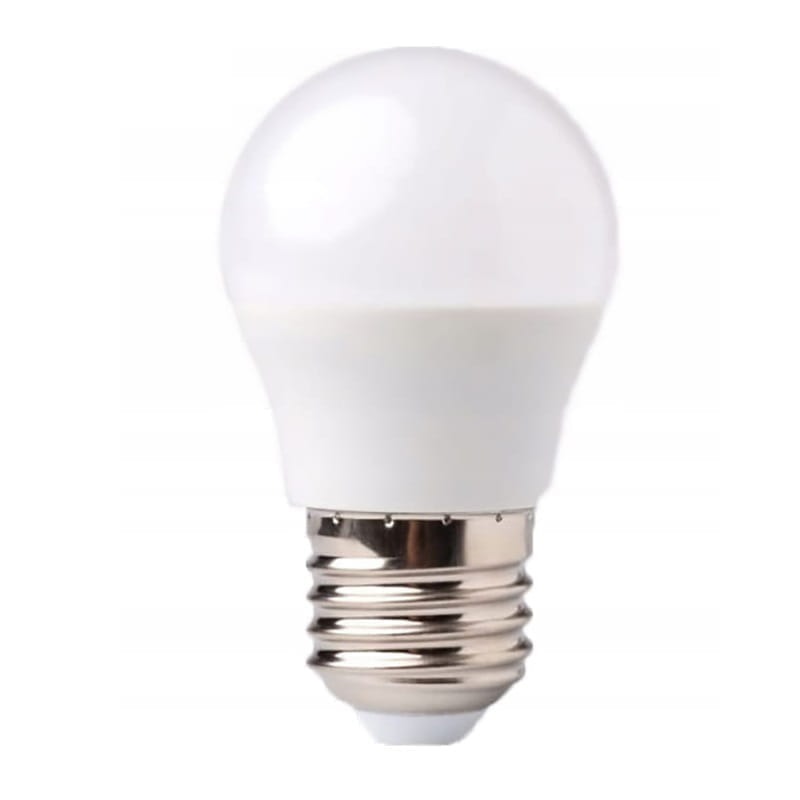 Żarówka LED E27 7W G45 kulka biała zimna