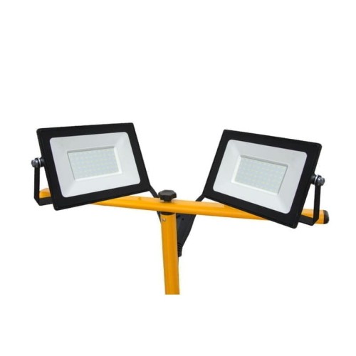 Zestaw statyw + 2 x Naświetlacz LED 50W - biały zimny