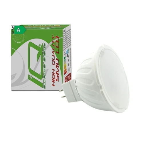 ŻARÓWKA LED MR16, GU5,3 6W 230V biała zimna