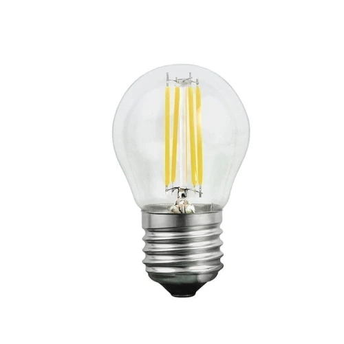 Żarówka LED E27 4W G45 Filament kulka biała ciepła