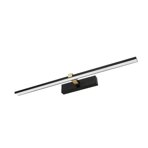 Kinkiet, lampa nad lustro VENUS 12W 60 cm czarno-złota
