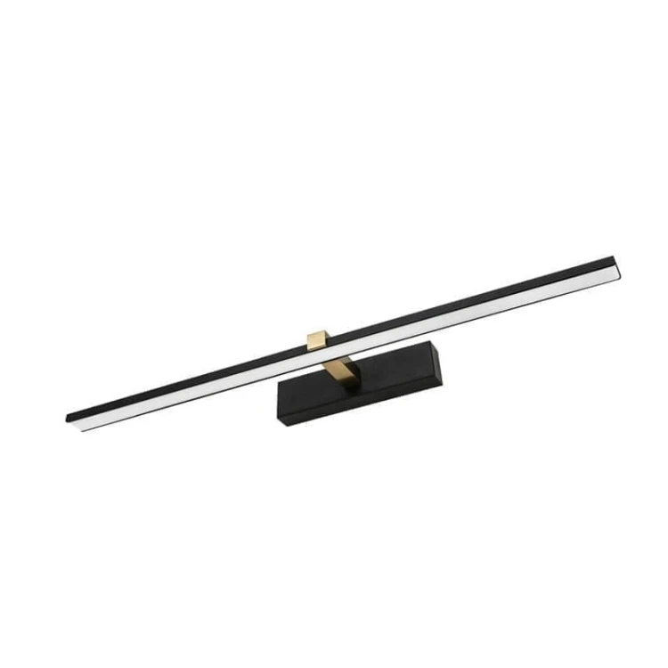 Kinkiet, lampa nad lustro VENUS 12W 60 cm czarno-złota