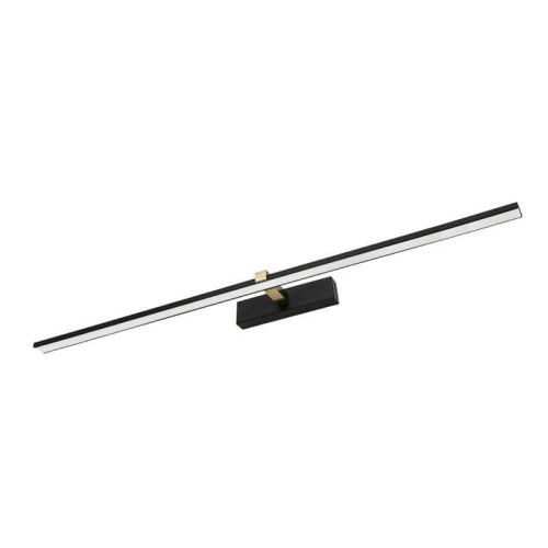Kinkiet, lampa nad lustro VENUS 18W 90 cm czarno-złota