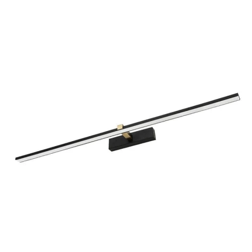 Kinkiet, lampa nad lustro VENUS 18W 90 cm czarno-złota