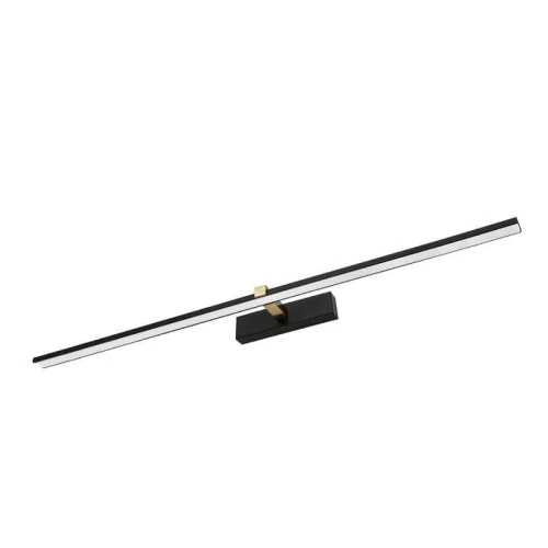 Kinkiet, lampa nad lustro VENUS 24W 120 cm czarno-złota