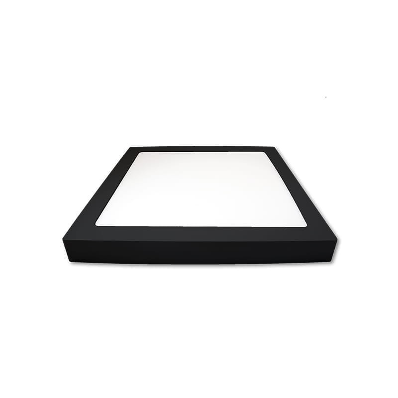 Panel LED PROMA 18W natynkowy kwadrat czarny neutralny 4000K