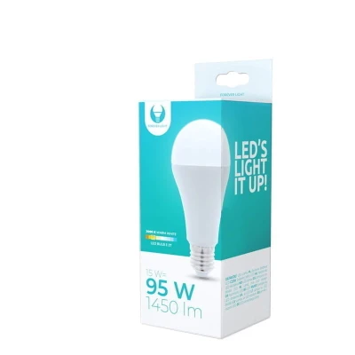 Żarówka LED  E27 15W A65 biała ciepła