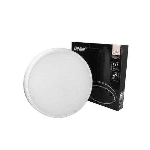 Plafon LED LEDline LUNAR 16W 230V IP65 4000K - biała dzienna