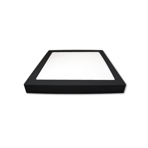 Panel LED PROMA 24W natynkowy kwadrat czarny neutralny 4000K