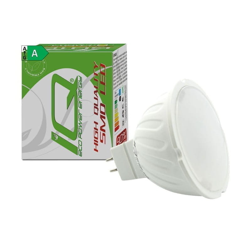 ŻARÓWKA LED MR16, GU5,3 6W 230V biała ciepła
