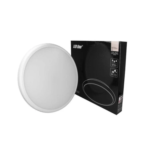 Plafon LED LEDline LUNAR z czujnikiem  22W 230V IP65 4000K - biała dzienna