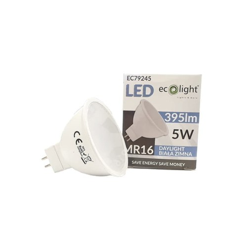 ŻARÓWKA LED MR16 5W 12V biała zimna