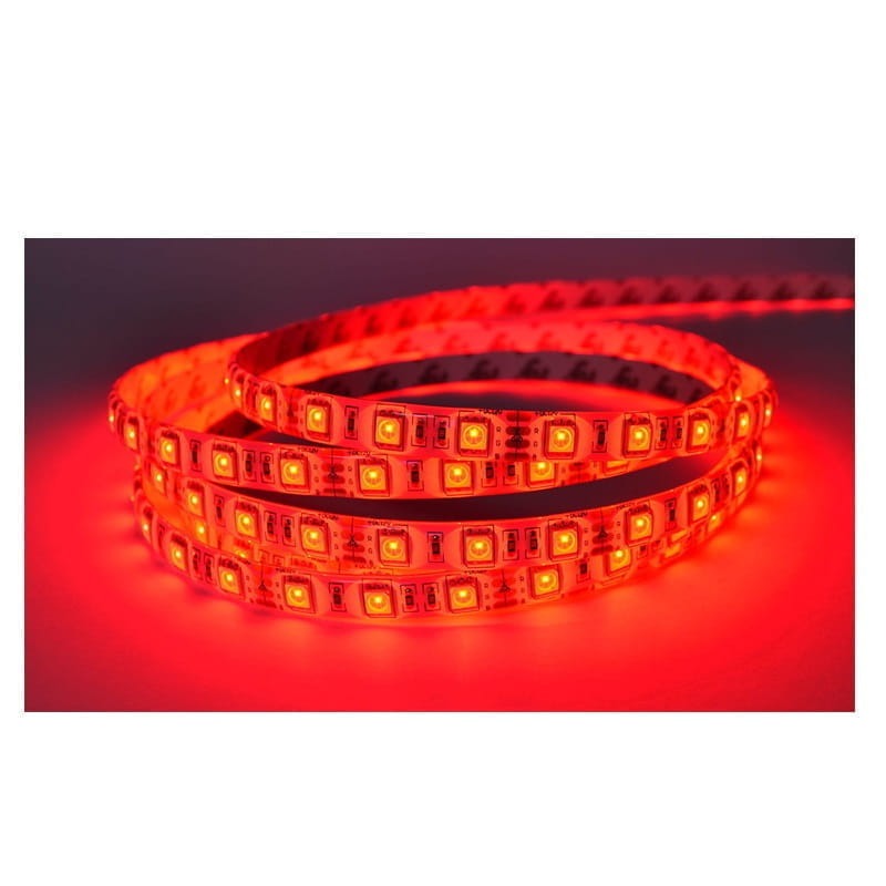 Taśma LED RGB 300 5050 wodoodporna IP65 - 1m czerwona