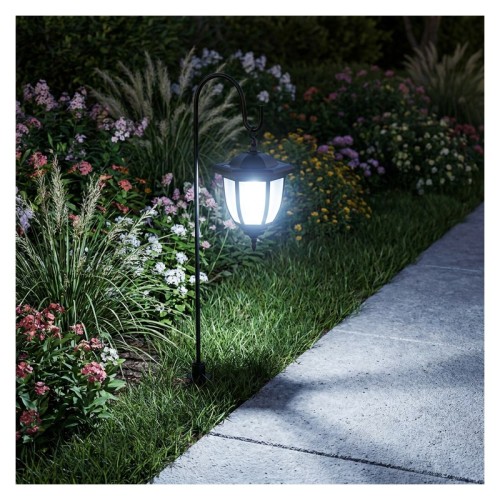 Lampa ogrodowa solarna wbijana DENDRA biała zimna