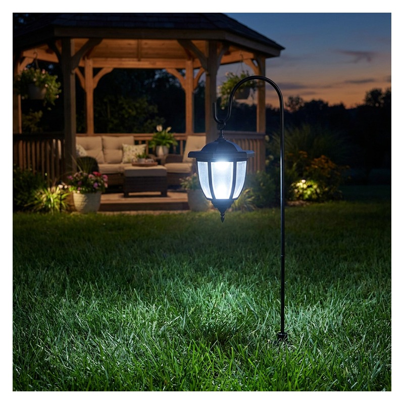 Lampa ogrodowa wbijana DENDRA 78cm biała zimna