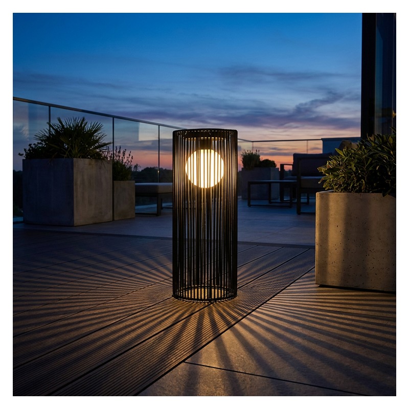 Lampa solarna FLORE IP44 biała ciepła 3000K