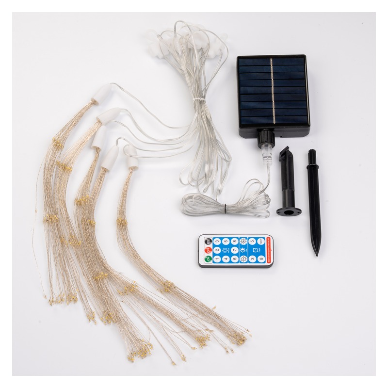 Lampa solarna LED SALAL 3,8m ciepłe światło